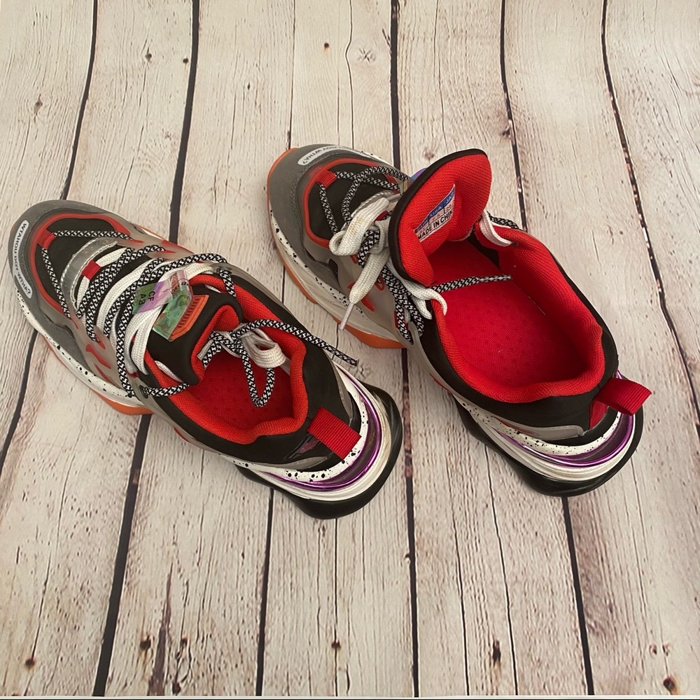 Designer Inspired Chunky Sneakers Sz.7.5